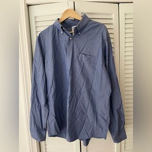 Blue Brooks Brothers shirt
